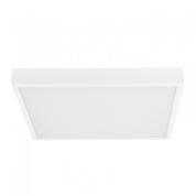 потолочный светильник крупного формата квадратной формы белого цвета