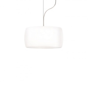 люстра из выдувного стекла с опаловыми плафонами