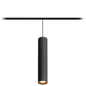 подвесной магнитный светильник цилиндрической формы с одним источником света и направленным вниз потоком