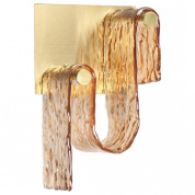 накладной потолочный светильник с хрустальными элементами