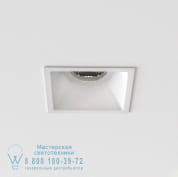 1249038 Minima Slimline Square Fixed Fire-Rated IP65 потолочный светильник для ванной Astro lighting Мэтт Уайт