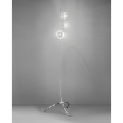 261.733.02 Metal Lux Dolce PT торшер с тремя источниками света белый; золото