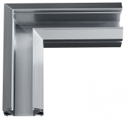 угловой соединитель Skyline 48 из алюминия для встраиваемого профиля