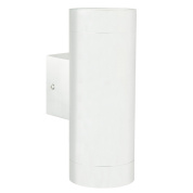 настенный светильник белый цилиндрический для фасада