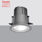 BV37 iRound iGuzzini Ceiling-mounted recessed luminaire with IP66 protection rating, large body, Warm White COB Leds, fixed Spot Optic