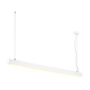 1001310 SLV Q-LINE® SINGLE LED DALI светильник подвесной 47Вт с LED 3000К, 3700лм, белый (ex 155131)