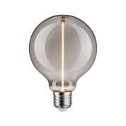 декоративная LED-лампа шарообразная из дымчатого стекла