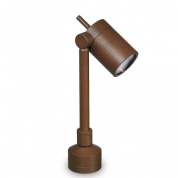 садовый светильник с поворотным прожектором цвета кортен