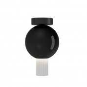 05404NGDHXXST Elesi luce Medusa PL M LED потолочный светильник сферической формы чёрный
