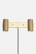 Hubble 2 Brushed Brass Globen Lighting настенный светильник