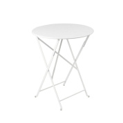 24501 Fermob Bistro Стол Ø60 см, хлопок белый