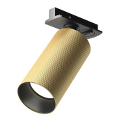 трековый прожектор черного цвета с золотистым покрытием Unity