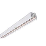 однофазный трек потолочного монтажа белого цвета для однофазного шинопровода