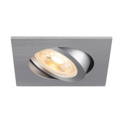1007373 SLV NEW TRIA® 68 SQUARE светильник встраиваемый для лампы LED GU10 10Вт макс., алюминий
