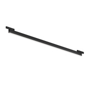 трековый линейный светильник черного цвета с узким профилем