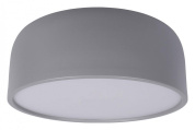 накладной потолочный светильник серого цвета цилиндрической формы