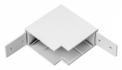 наружный угловой соединитель белый для однофазного трекового профиля