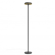 Rotaliana Sol F1 PT LED торшер минималистичный матовый чёрный; золото 1SOF100462EL1