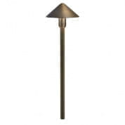 Fundamentals 12V 2700K LED Path Light Centennial Brass светильник-столбик для дорожек 16120CBR27 Kichler