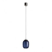 Soho pendant light - blue indaco transparent подвесной светильник, Villari