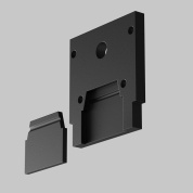 Комплектующие для встраиваемой трековой системы Maytoni Accessories for tracks Exility Черный TRA034EC-SCCL-42B