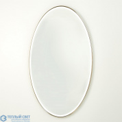 Elongated Oval Mirror-Brass-Sm Global Views зеркало