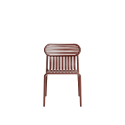 M0740124 WEEK-END Petite Friture Обеденный стул садовый металлический бордовый