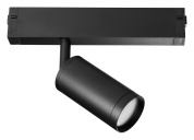 трековый светильник черного цвета на штанге для однофазного шинопровода
