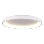 крупный потолочный светильник белого цвета