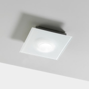 02001XXDHXPBB Elesi luce Pois PL 1L XS LED потолочный светильник квадратный с одним источником света белый