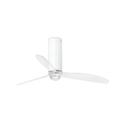 вентилятор потолочный белый глянцевый с подсветкой