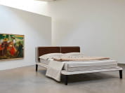 Capri Мягкая двуспальная кровать со съемным чехлом Casamania & Horm