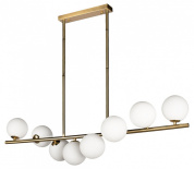 люстра на штанге с шарообразными плафонами