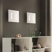 02901XXDHXXFO Elesi luce Aura AP PL LED IP20 современный квадратный дизайнерский настенный и потолочный светильник золото