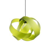 люстра дизайнерская с плафоном зеленого цвета