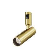 треки с магнитным цилиндрическим светильником латунного цвета с направленным светом для магнитной трековой системы