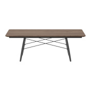21052131 Eames Vitra Стол прямоугольный орех/черный ясень