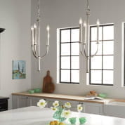 Florence 28.5" 3 Light Pendant Polished Nickel подвесной светильник 52496PN Kichler