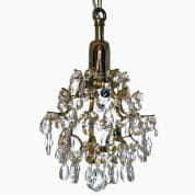 Window Light in Polished Brass and Crystals люстра Gustavian 701602202