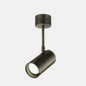 латунный потолочный спот с поворотным цилиндрическим корпусом