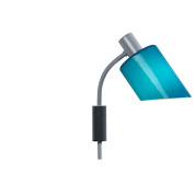 LDB EDB 31 Nemo Lampe de Bureau настенный светильник с металлическим абажуром синего цвета
