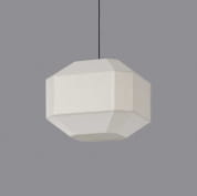 ACB Iluminacion Bauhaus 3917/45 Подвесной светильник Белый/Лен, LED E27 1x15W