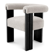 обеденный стул с мягким сиденьем и круглыми ножками