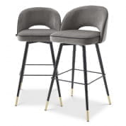 114317 Bar Stool Cliff set of 2 Барный стул Eichholtz