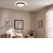 Lytham 17.25" 3 Light Flush Mount Black потолочный светильник 42275BK Kichler