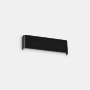 настенный светильник прямоугольной формы с вытянутым корпусом и отражённым световым потоком