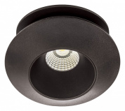 встраиваемый потолочный светильник с глубоким отражателем черный