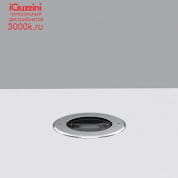E120 Light Up iGuzzini Recessed floor luminaire Earth D=144 mm - Neutral White - Wall Washer optic