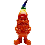 56623 Gnome Standing Rainbow оранжевый 46cm Kare design статуэтка