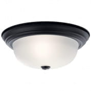 13.25" 2 Light Flush Mount Black  потолочный светильник 8112BK Kichler